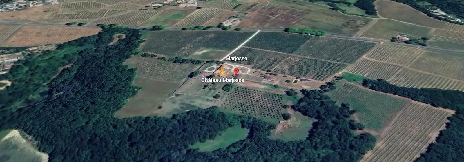 Mapa do terroir - Château Marjosse Rouge 2023