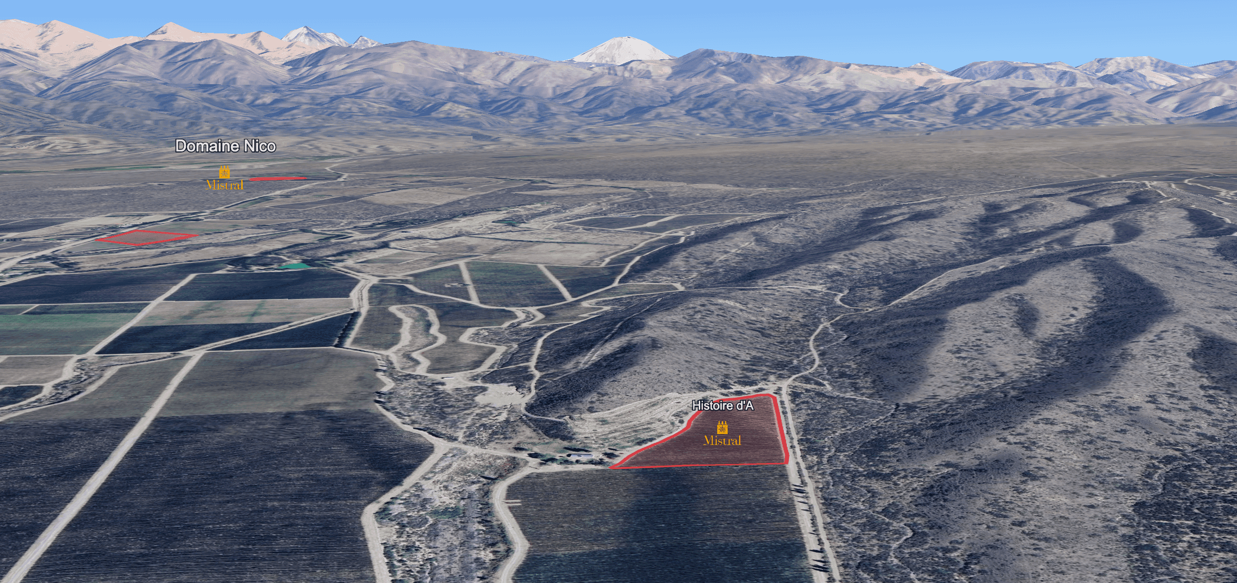 Mapa do terroir - Nico Histoire d’A Pinot Noir 2023