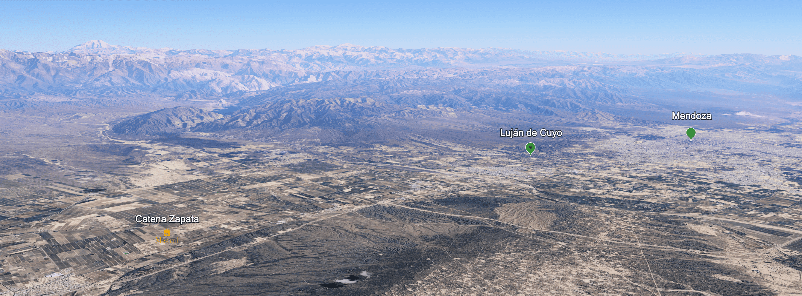 Mapa do terroir - Catena Appellation Luján de Cuyo White Clay Sémillon Chenin 2025