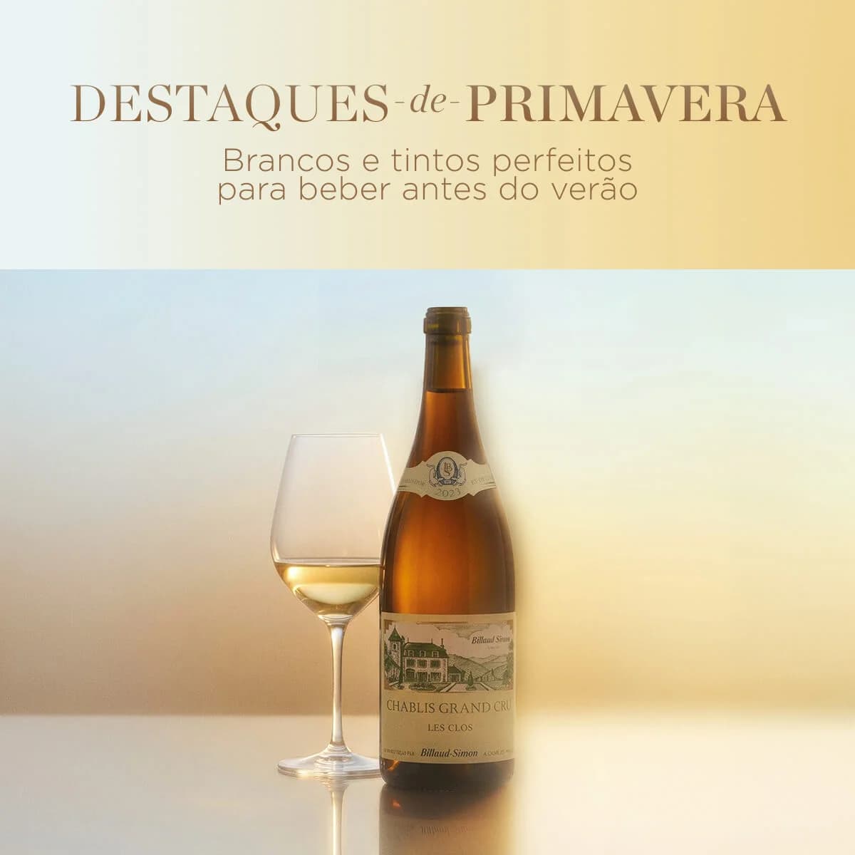 Vinhos para a Primavera