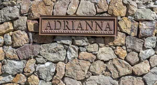 Placa Adrianna no Vinhedo Catena Zapata
