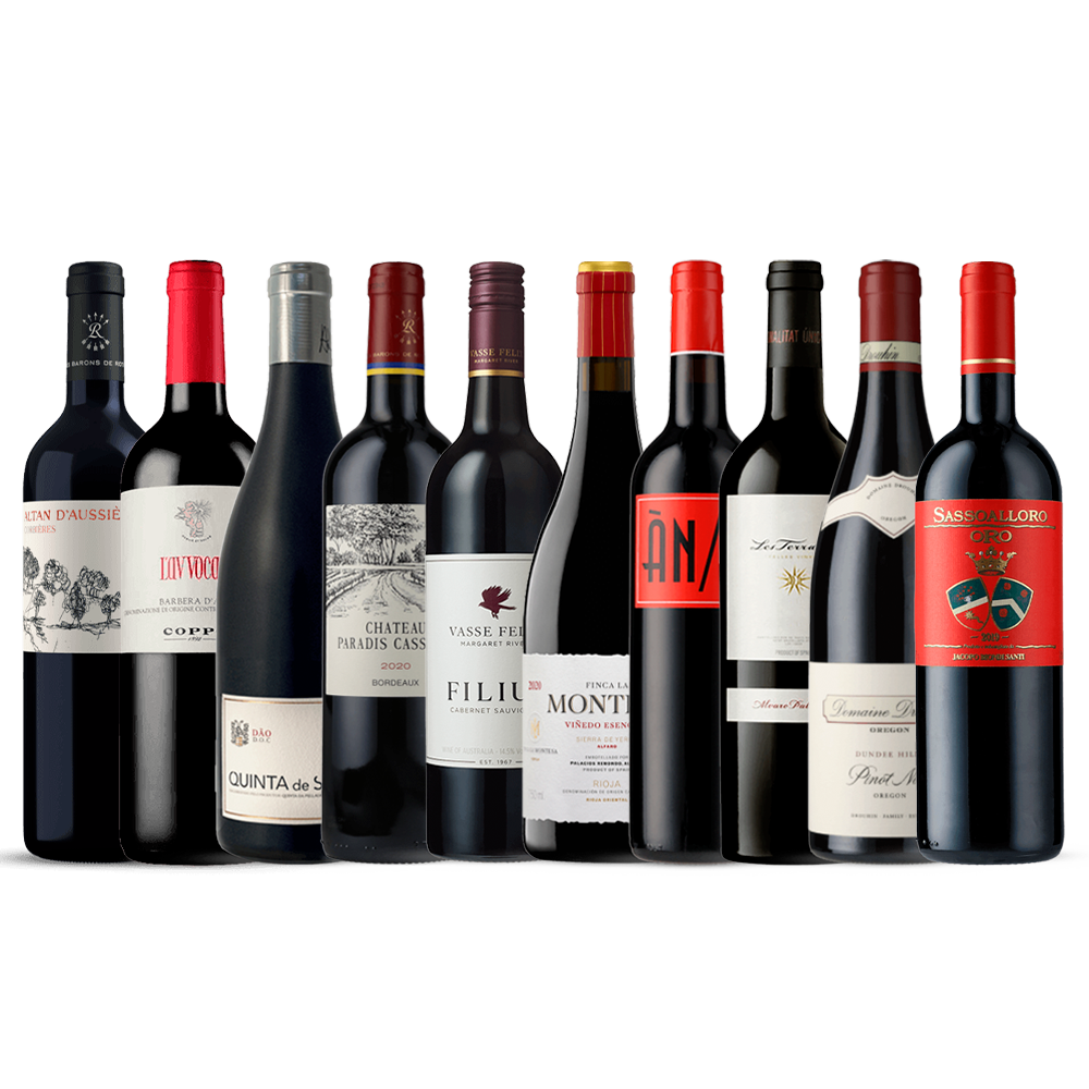 Kit 30 gfas - vinhos tintos para abastecer sua adega