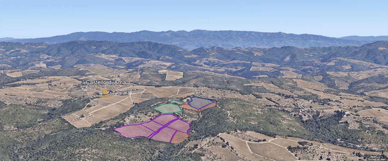 Mapa do terroir - Chianti Classico Riserva Montebuoni 2019