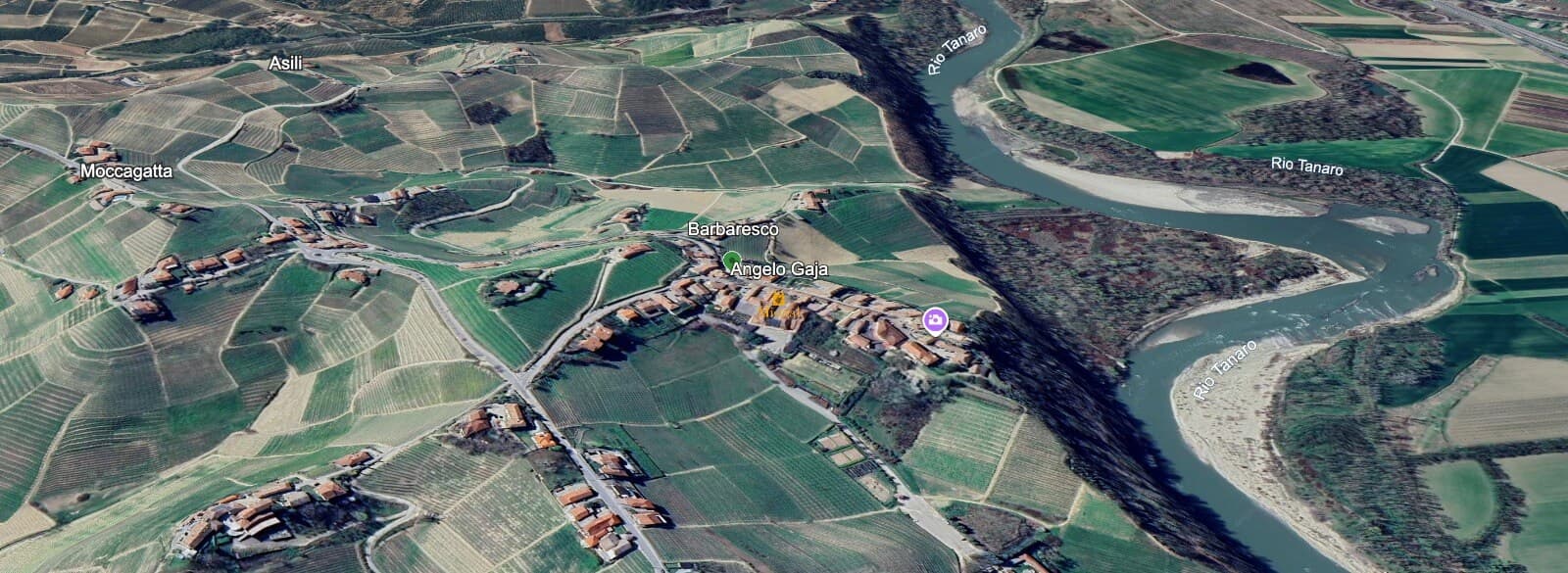 Mapa do terroir - Gaja Sito Moresco Langhe 2020