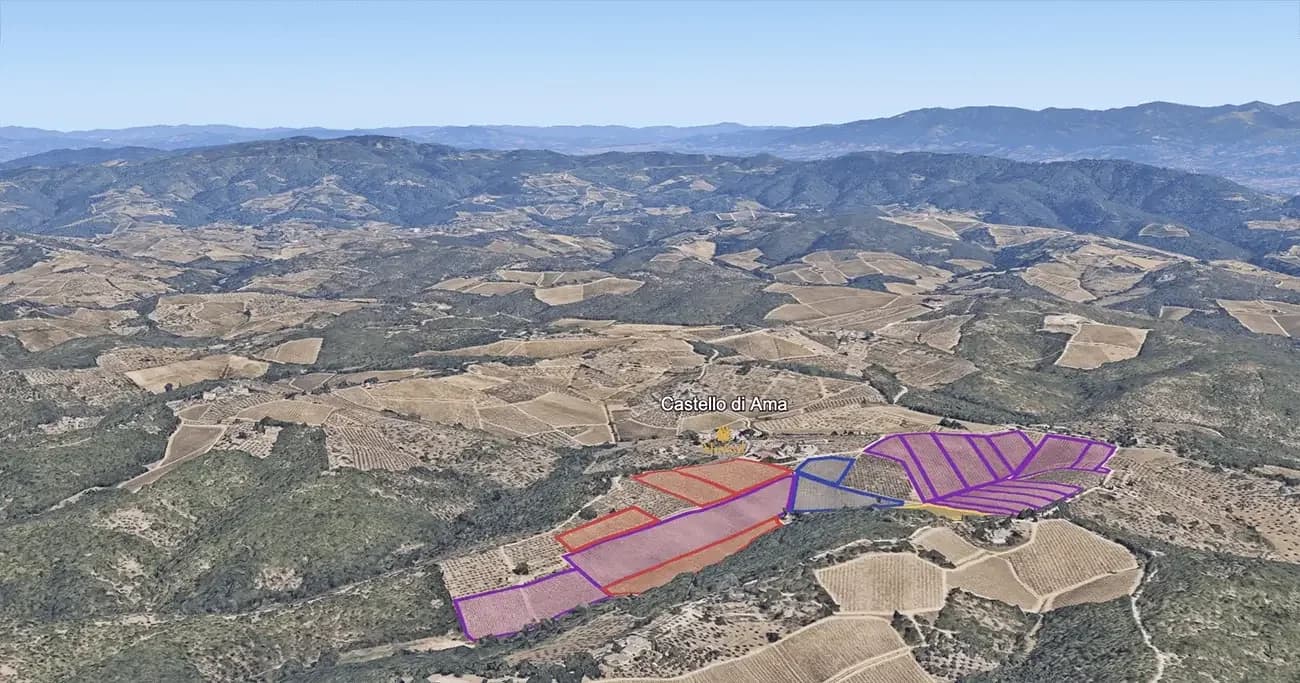 Mapa do terroir - Chianti Classico Gran Selezione DOCG Vigneto Bellavista 2019
