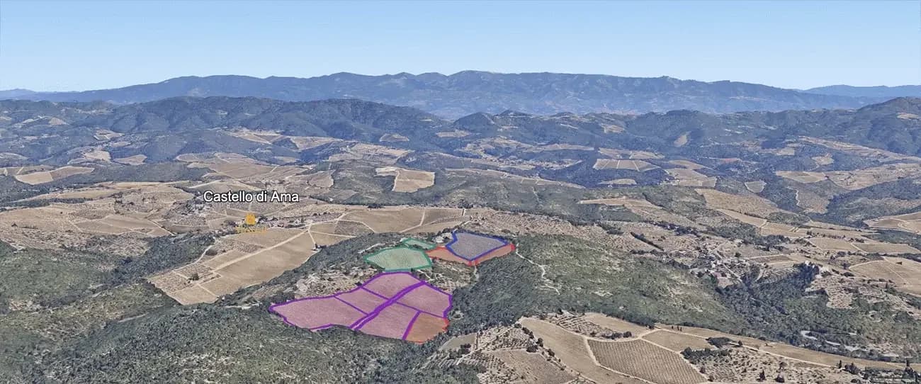 Mapa do terroir - Montebuoni 2020