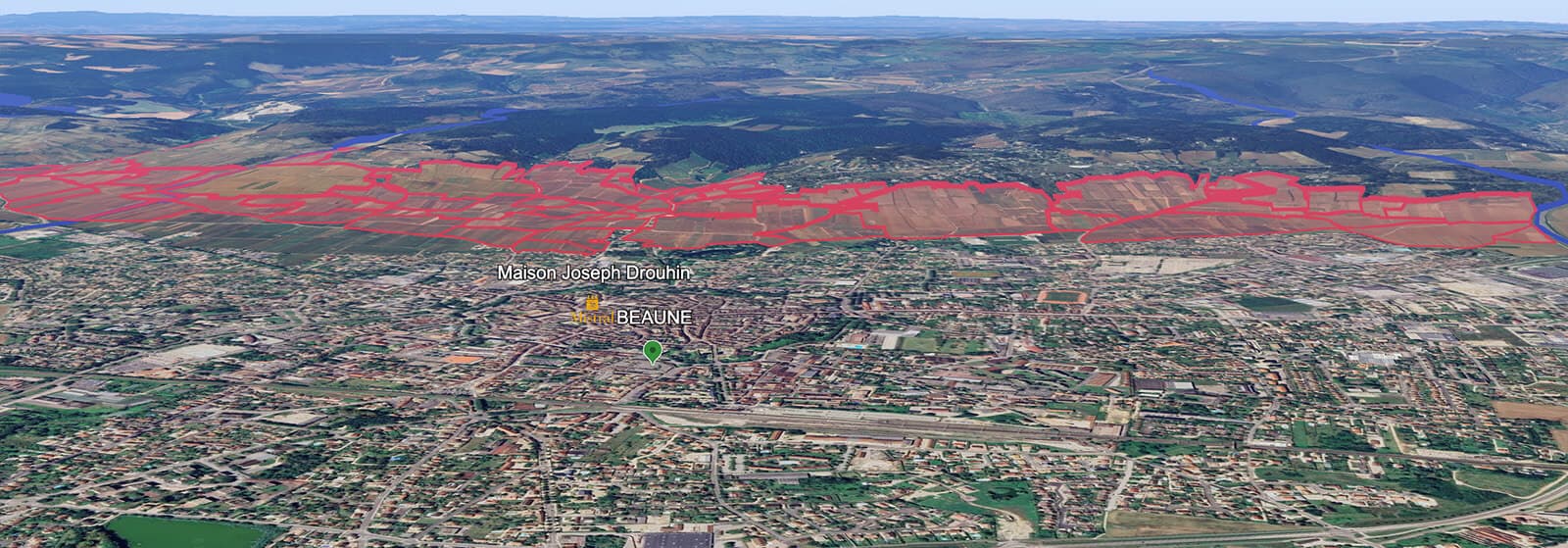 Mapa do terroir - Meursault Charmes 1er Cru 2021