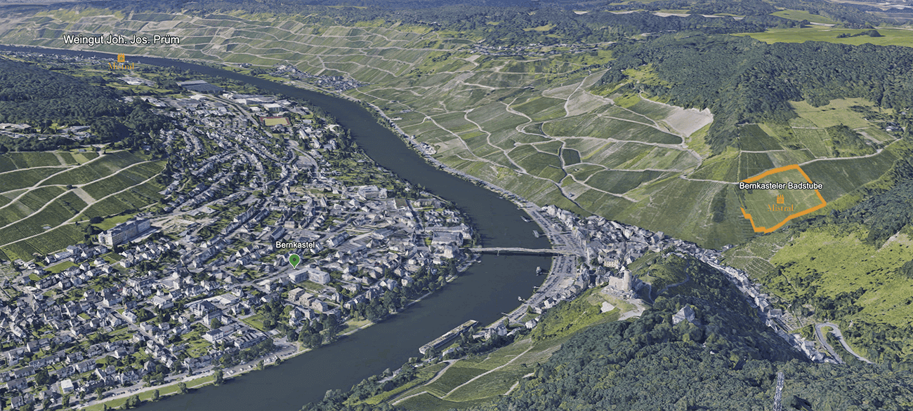 Mapa do terroir - Graacher Himmelreich Kabinett 2023