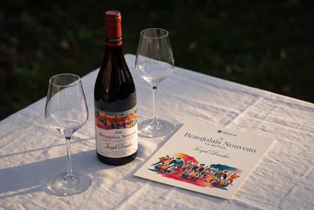 Garrafa de Beaujolais Nouveau