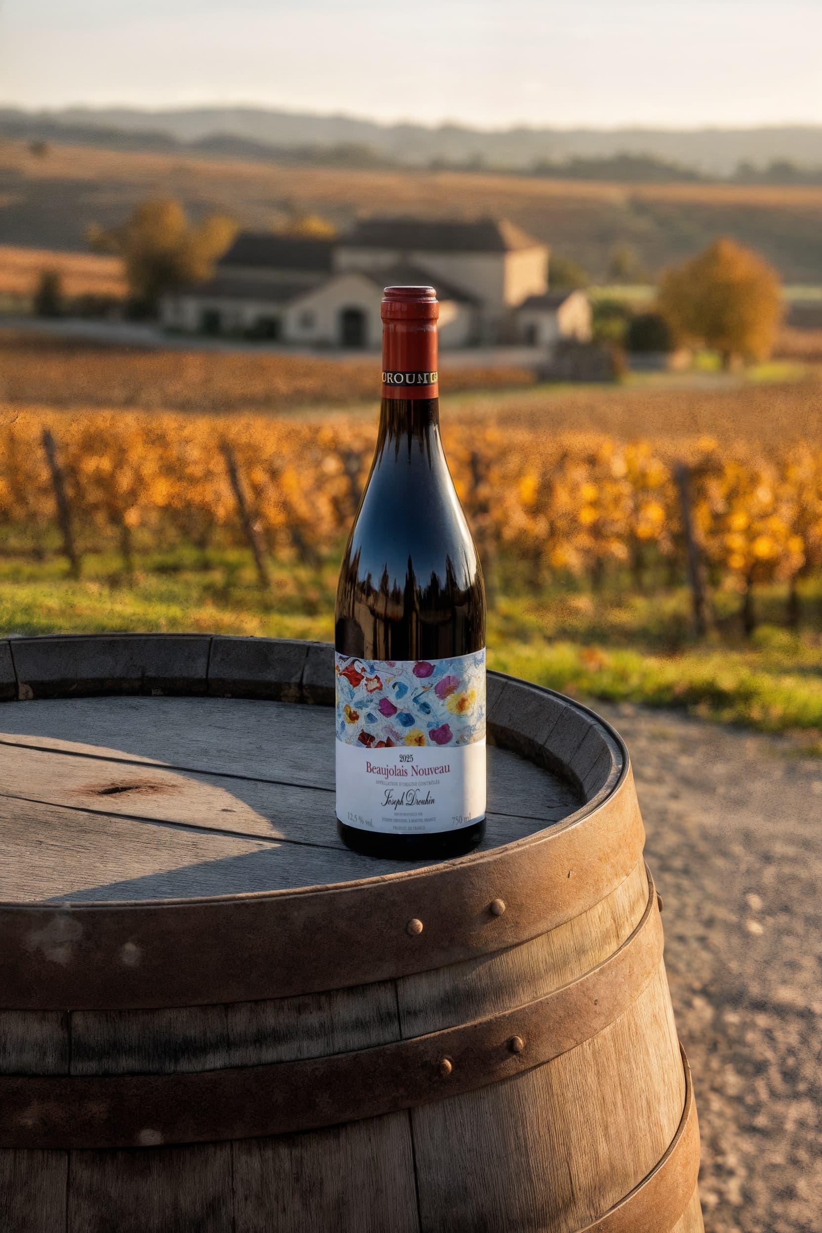 Garrafa de Beaujolais Nouveau