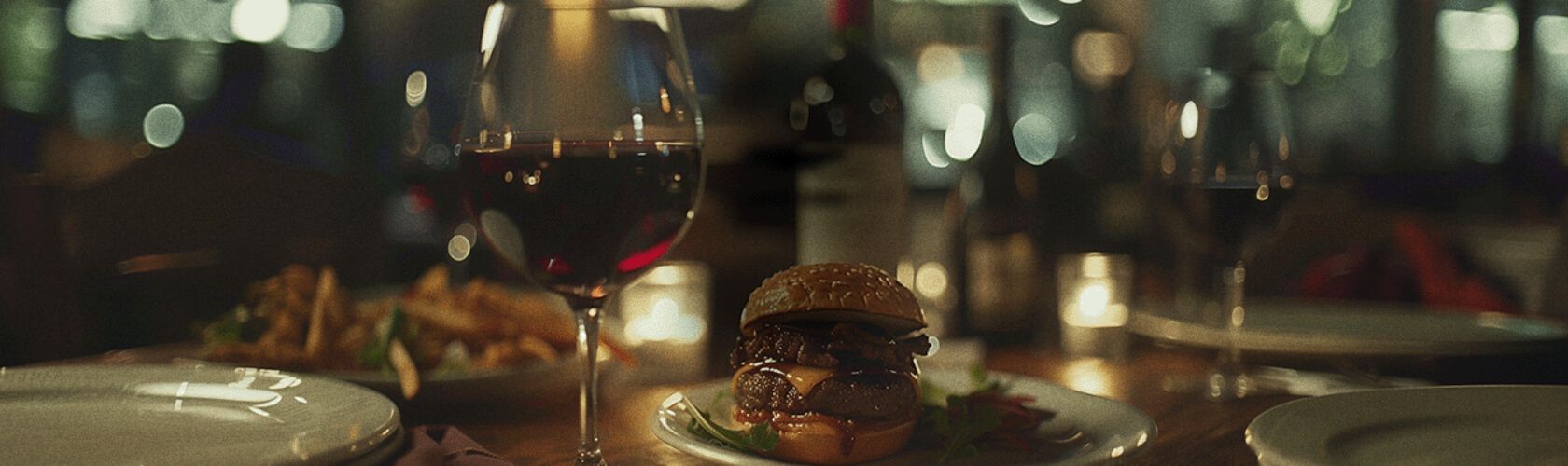 Como harmonizar hambúrguer com vinho