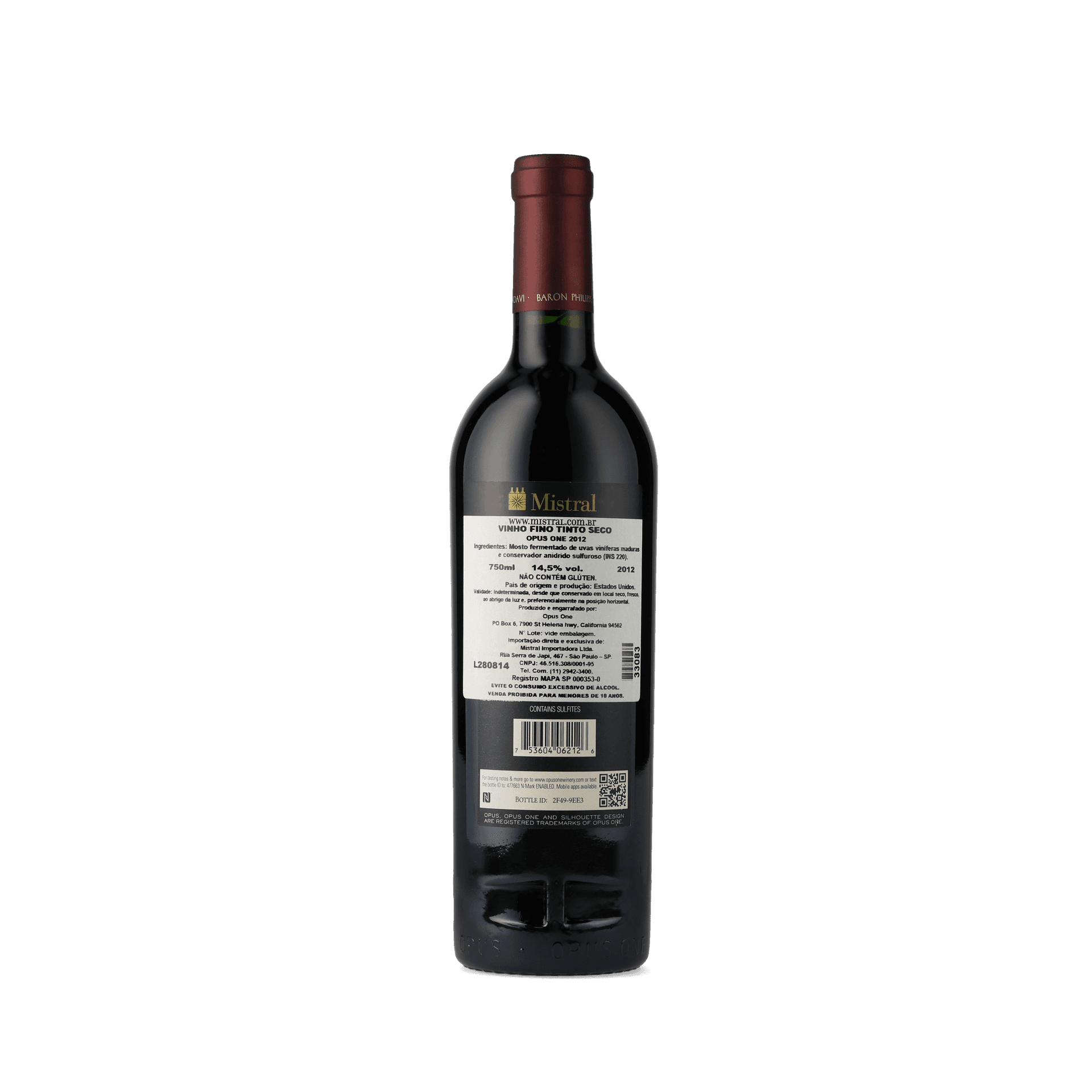 Opus One 2012 - Mistral Opus One 2012 - Mistral